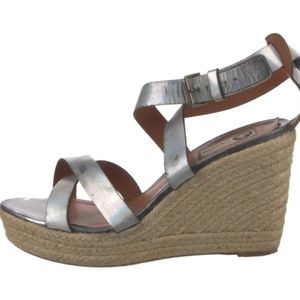 Lanvin platform Espadrilles Sandal Silver